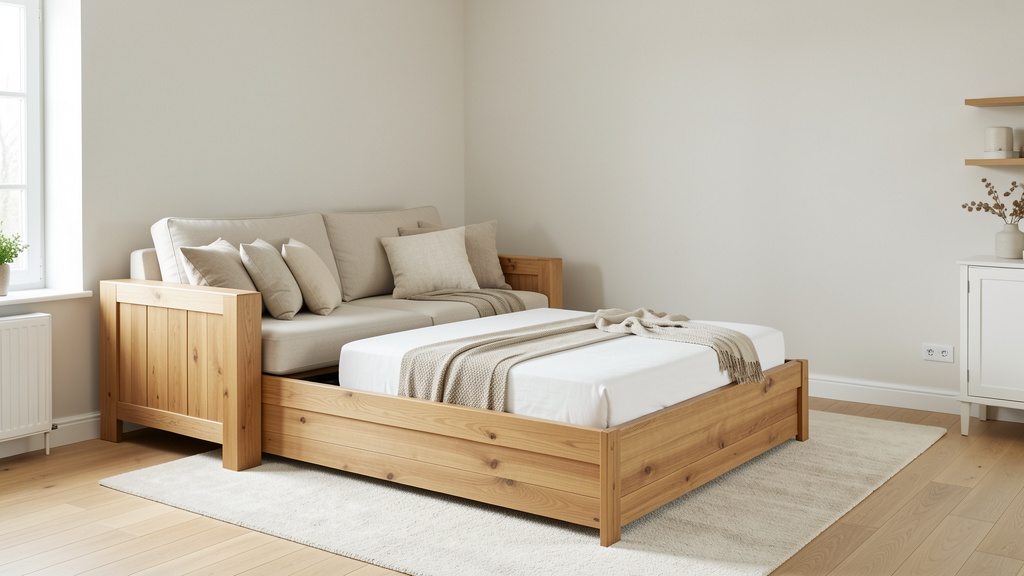 vidaXL Lit Coulissant Canapé-lit Bois de Pin Massif Gris 2x 90x200 cm