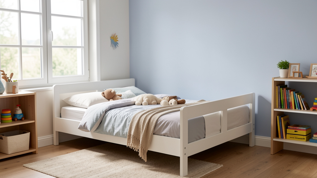 Sweiko Lit 90x190 Bois Massif avec Barrière