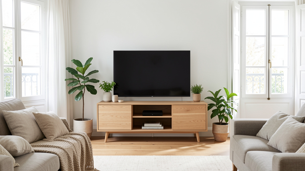 Du Scandinave au Bohème Chic : 5 Meubles TV Stylés à Adopter Chez Vous